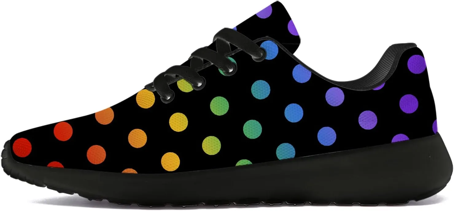 Polka Dot Shoes for Women Men Running Shoes Comfort Lightweight Walking Tennis Dots Sneakers Gifts