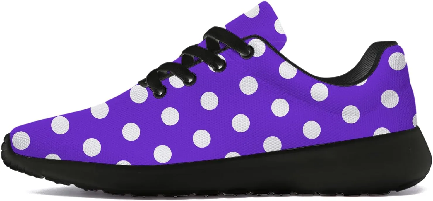 Polka Dot Shoes for Women Men Running Shoes Comfort Lightweight Walking Tennis Dots Sneakers Gifts