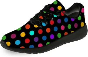 Polka Dot Shoes for Women Men Running Shoes Comfort Lightweight Walking Tennis Dots Sneakers Gifts