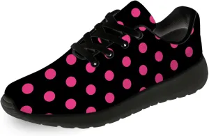 Polka Dot Shoes for Women Men Running Shoes Comfort Lightweight Walking Tennis Dots Sneakers Gifts