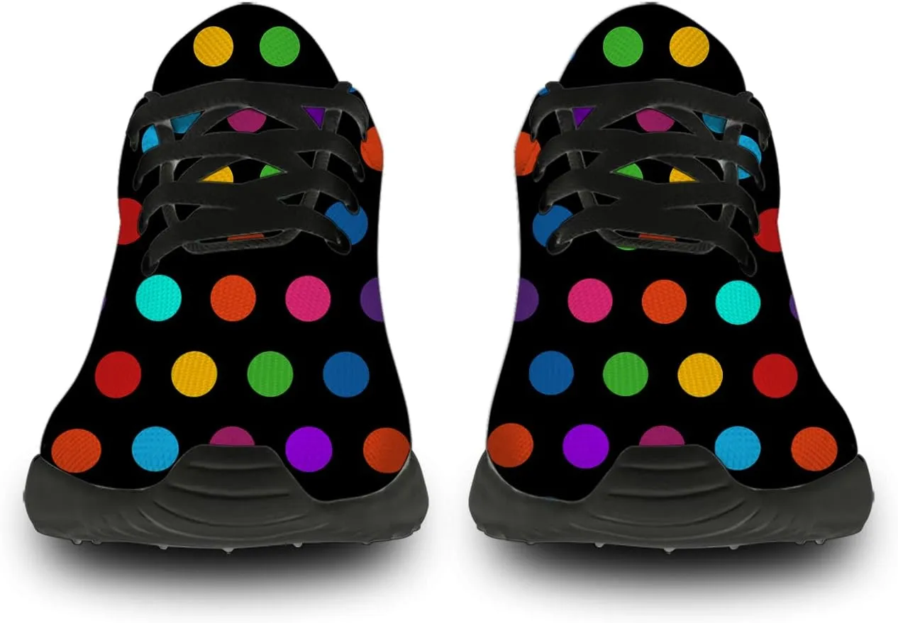 Polka Dot Shoes for Women Men Running Shoes Comfort Lightweight Walking Tennis Dots Sneakers Gifts