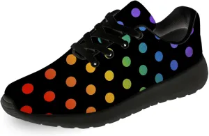 Polka Dot Shoes for Women Men Running Shoes Comfort Lightweight Walking Tennis Dots Sneakers Gifts