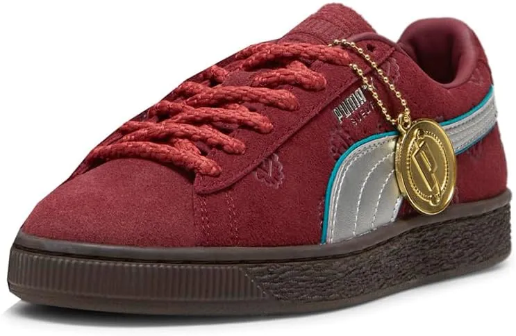 Puma Suede 1 Piece - Boys' Grade School (Team Regal Red Silver)