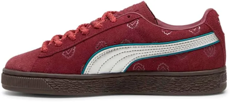 Puma Suede 1 Piece - Boys' Grade School (Team Regal Red Silver)