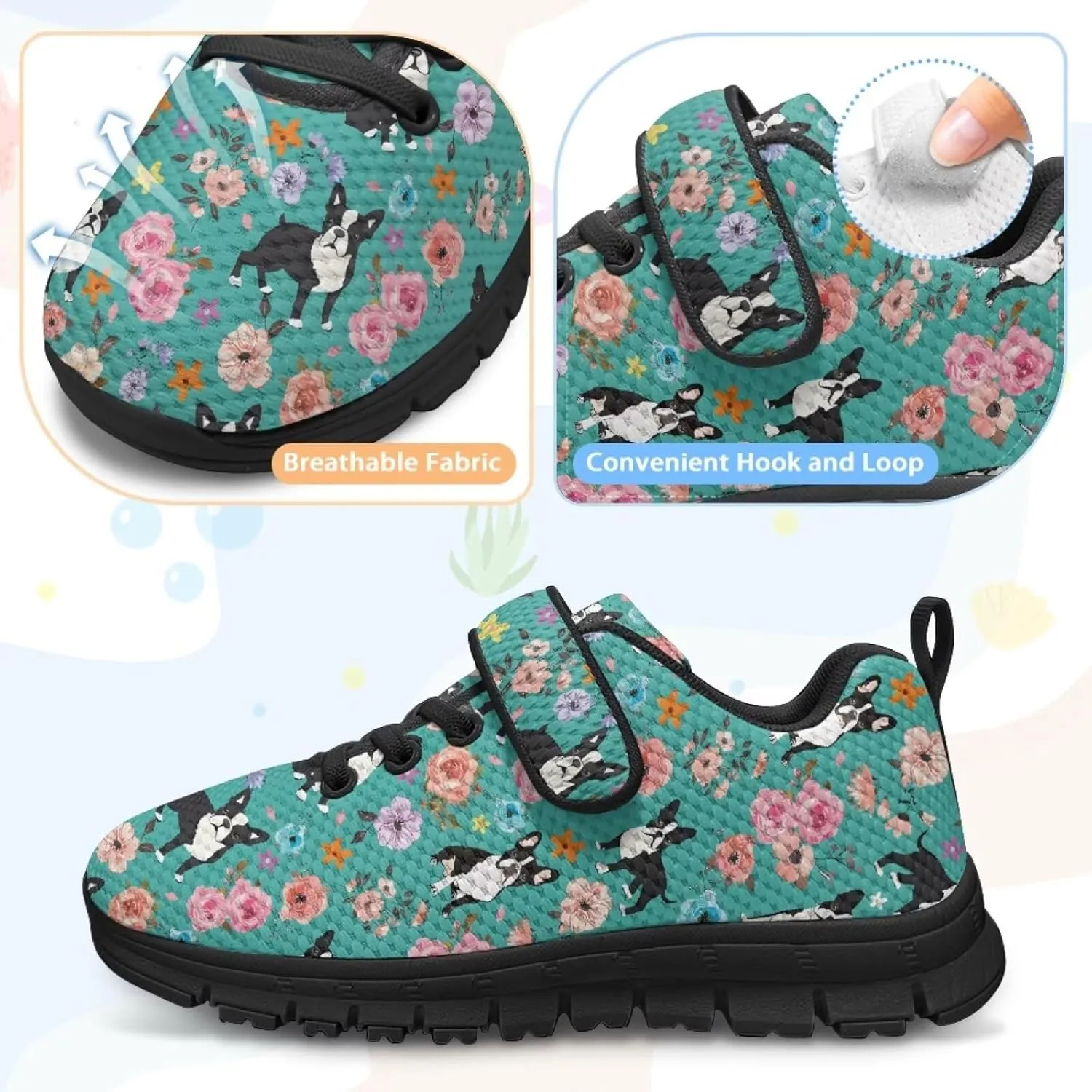 Puppy Dog Girls Boys Running Sneakers Hiking Shoes Fitness & Cross-Training Shoes Outdoor Sneaker