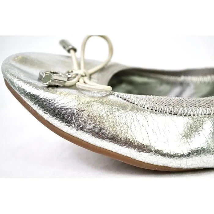Sam Edelman Women's Farren Flats Silver 5M