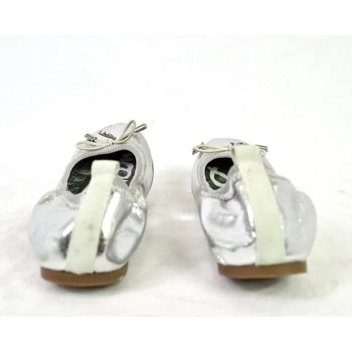 Sam Edelman Women's Farren Flats Silver 5M