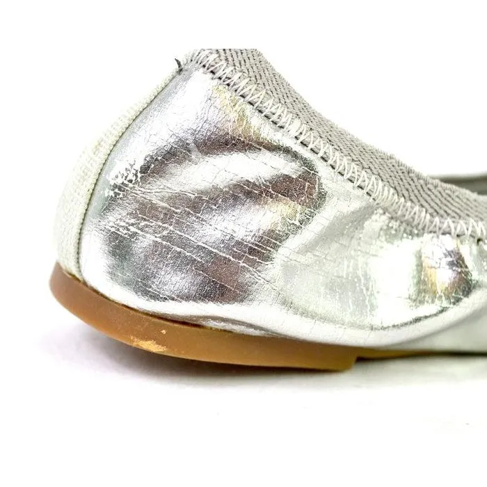 Sam Edelman Women's Farren Flats Silver 5M