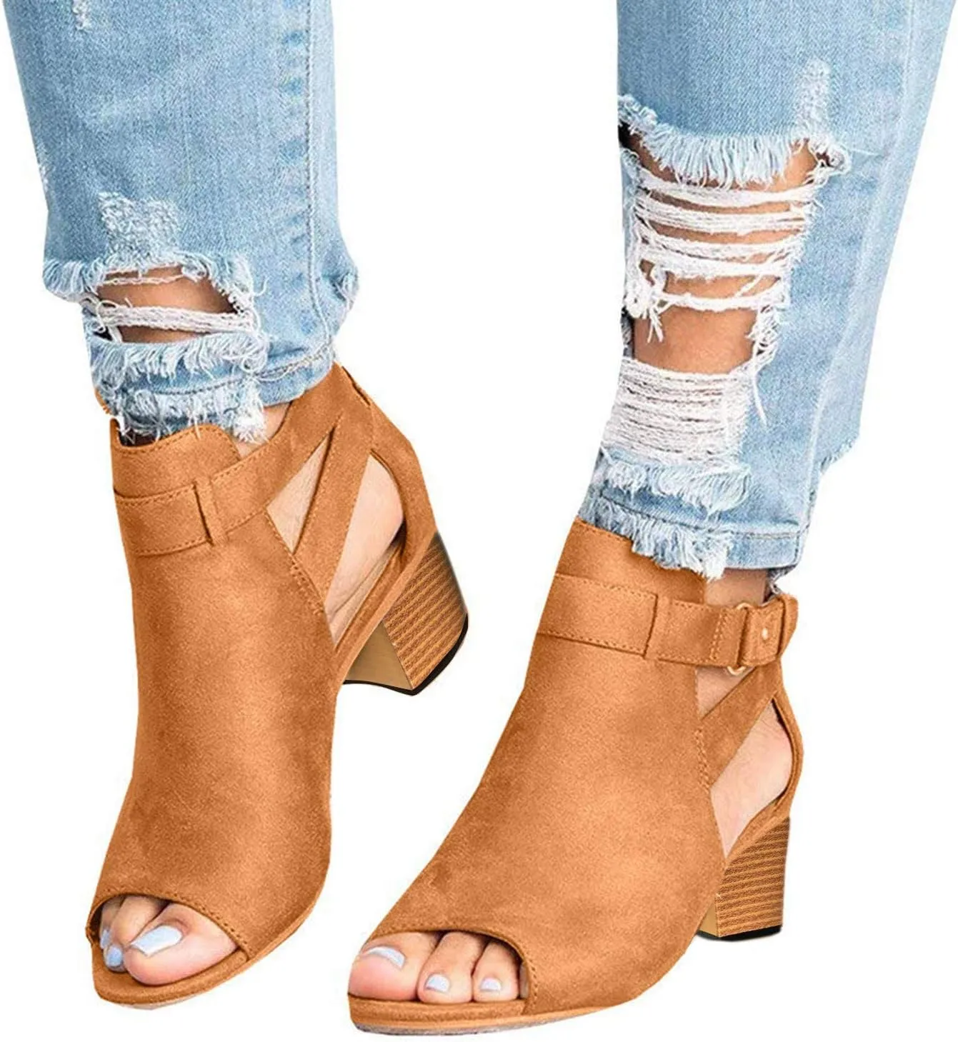 Sandals for Women Casual Summer Wedge Espadrilles Sandals Ankle Strap Open Toe Beach Boho Sandals Roman Shoes