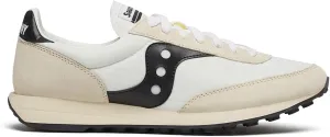 Saucony Unisex Trainer 80 Sneaker, White/Black, 7 US Women
