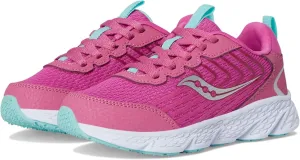 Saucony Wind 3.0 (Little Big Kid) Sneaker, Pink, 13.5 US Unisex
