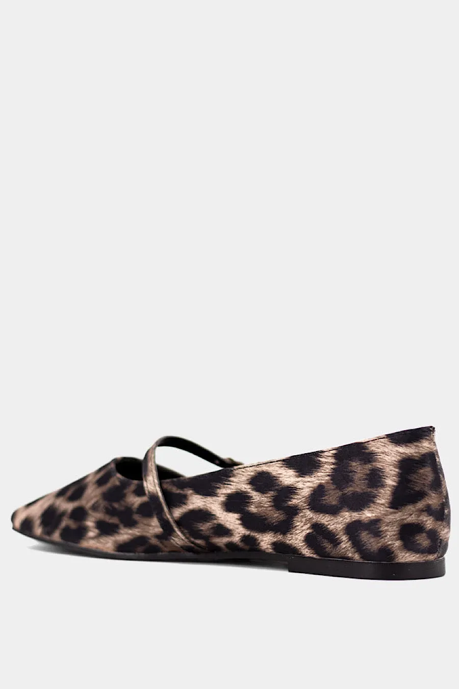 Shu Shop Adele Leopard Mary Jane Flat Shoes