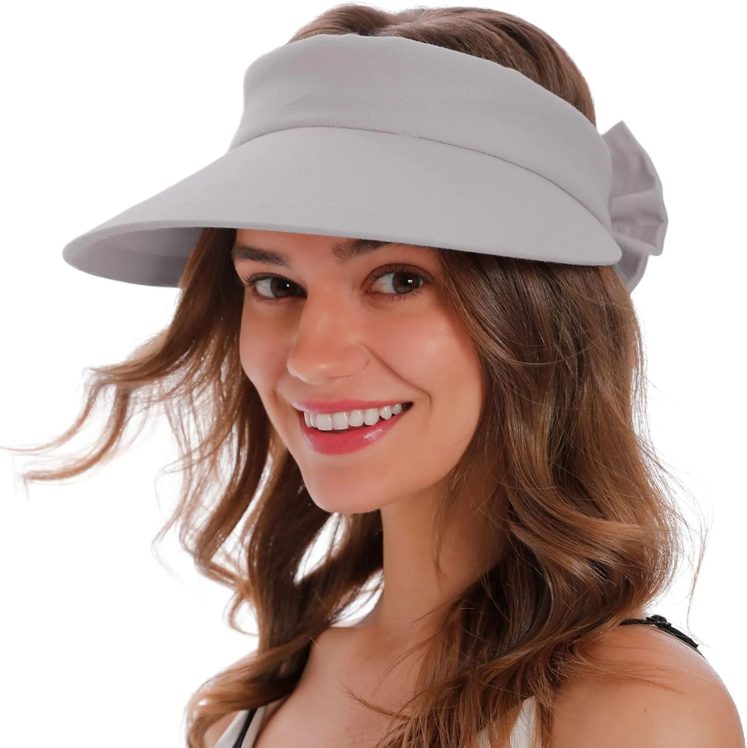 Simplicity Women's UPF 50  UV Protection Wide Brim Beach Sun Visor Hat