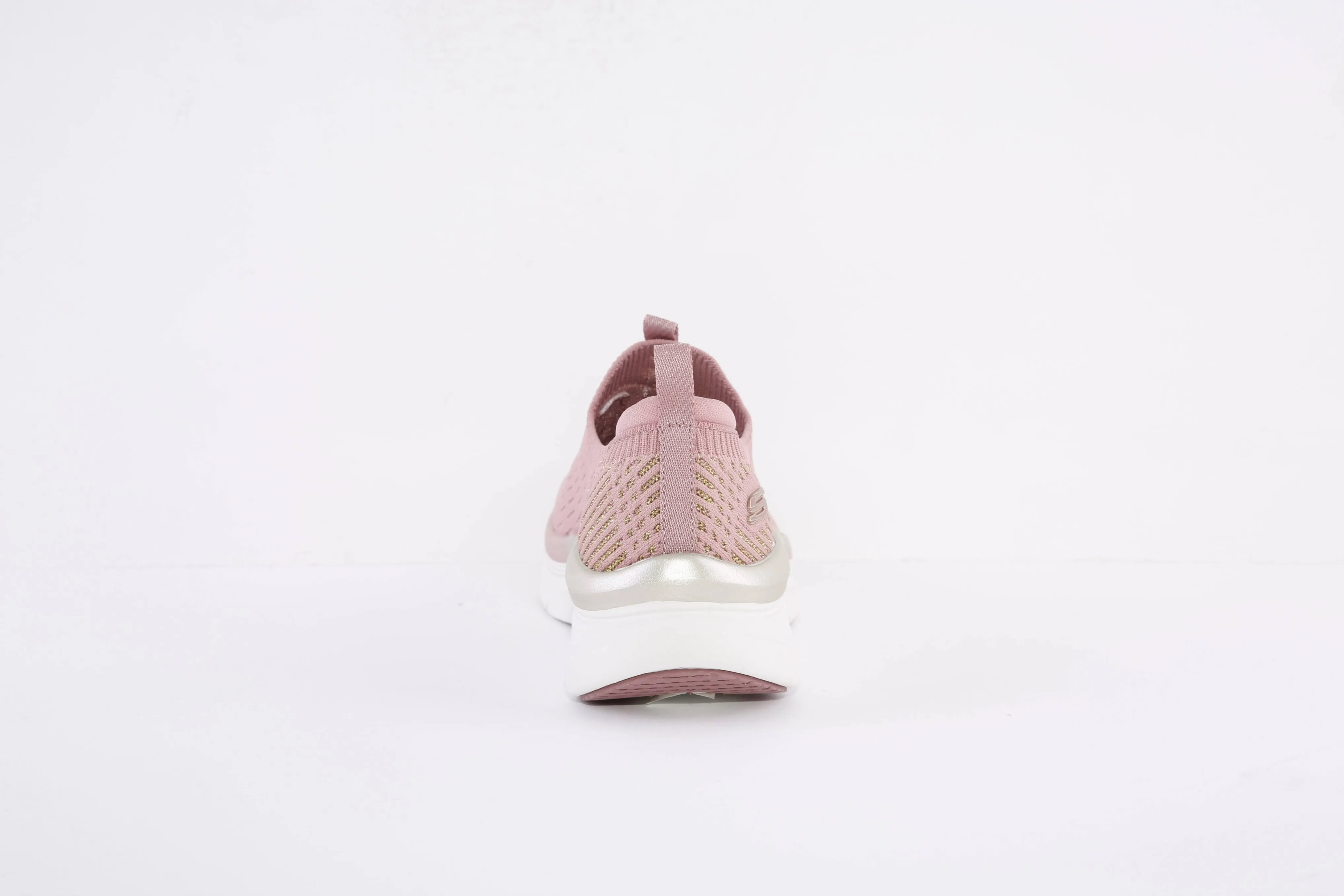 SKECHERS - 149366 D'LUX WALKER-LET IT GLOW SLIP-ON TRAINER - PINK