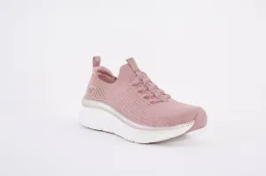 SKECHERS - 149366 D'LUX WALKER-LET IT GLOW SLIP-ON TRAINER - PINK