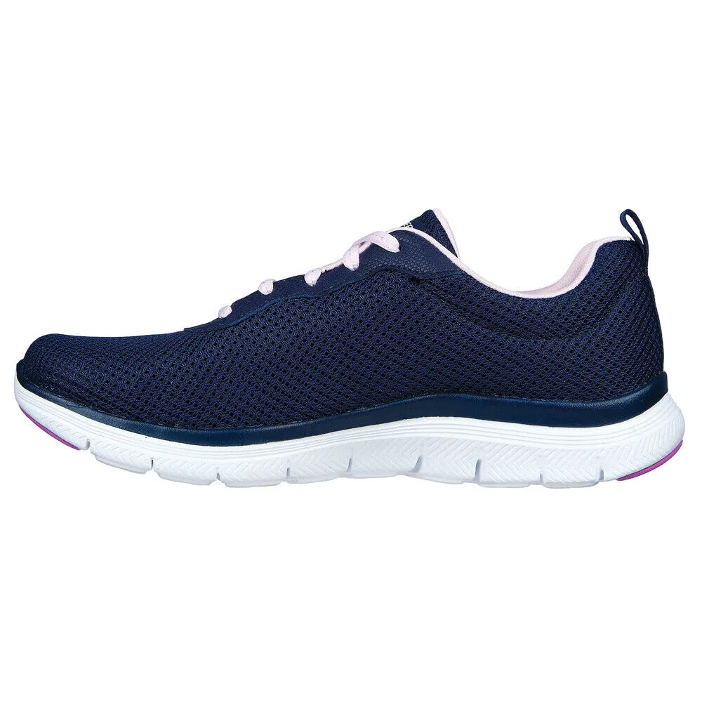 Skechers Flex Appeal 4.0 Brilliant View Navy/Lavender Trainer Shoes 149303/NVLV