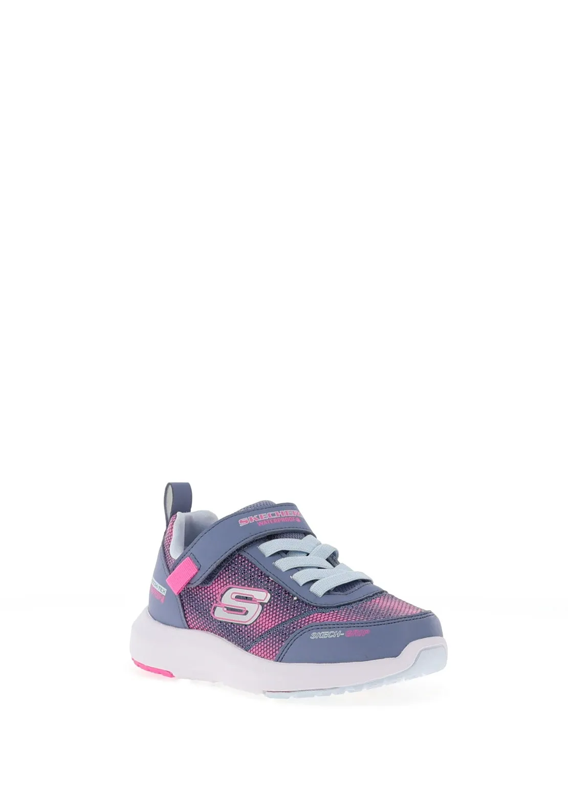 Skechers Girls Dynamic Tread Journey Waterproof Trainer, Grey