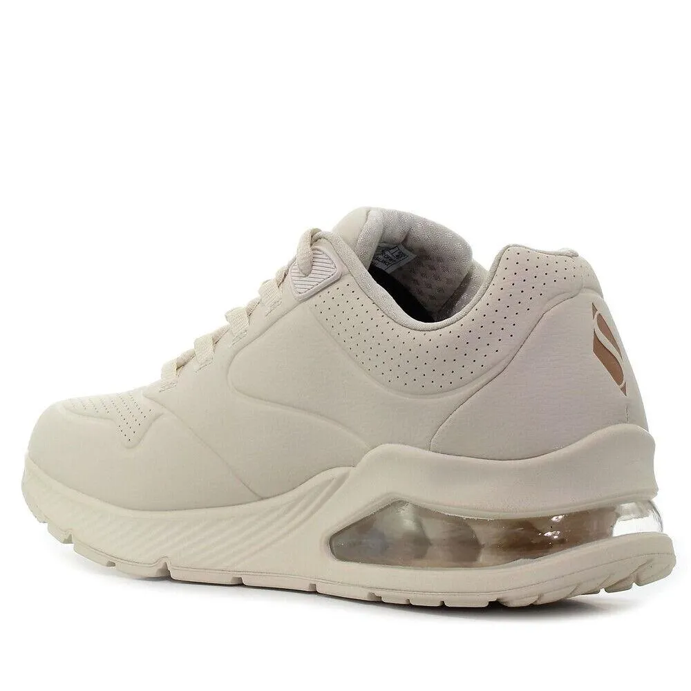 Skechers Mens Uno 2 Off White Trainer Shoes 232181/OFWT