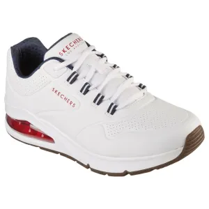 Skechers Mens Uno 2 White Trainer Shoes 232181/WNVR