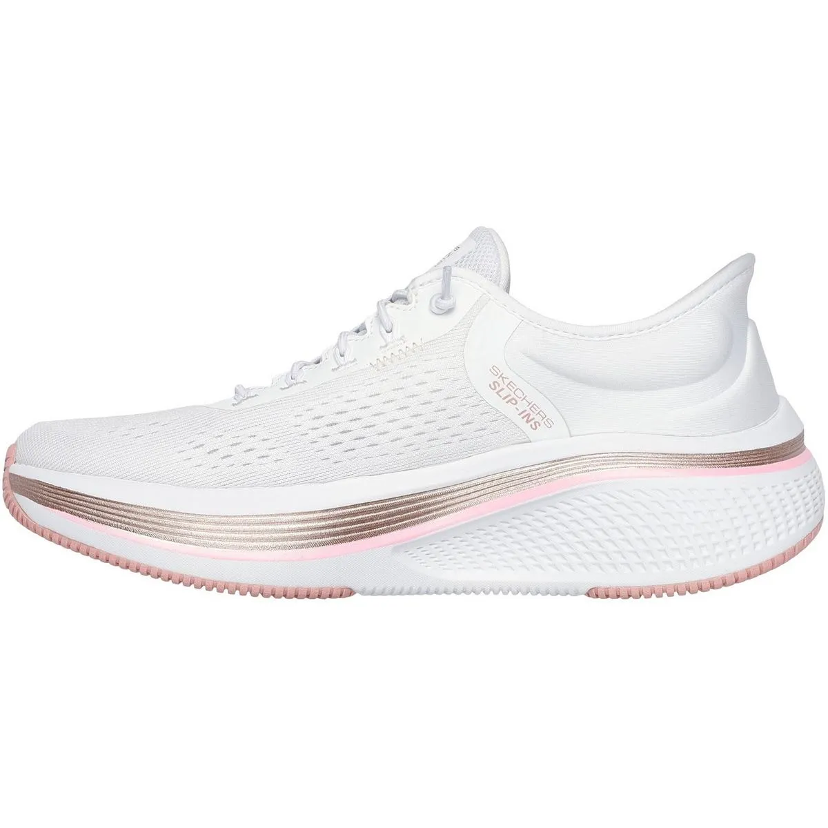 Skechers Performance Go Run Elevate 2.0 Banyan Trainer White/Pink