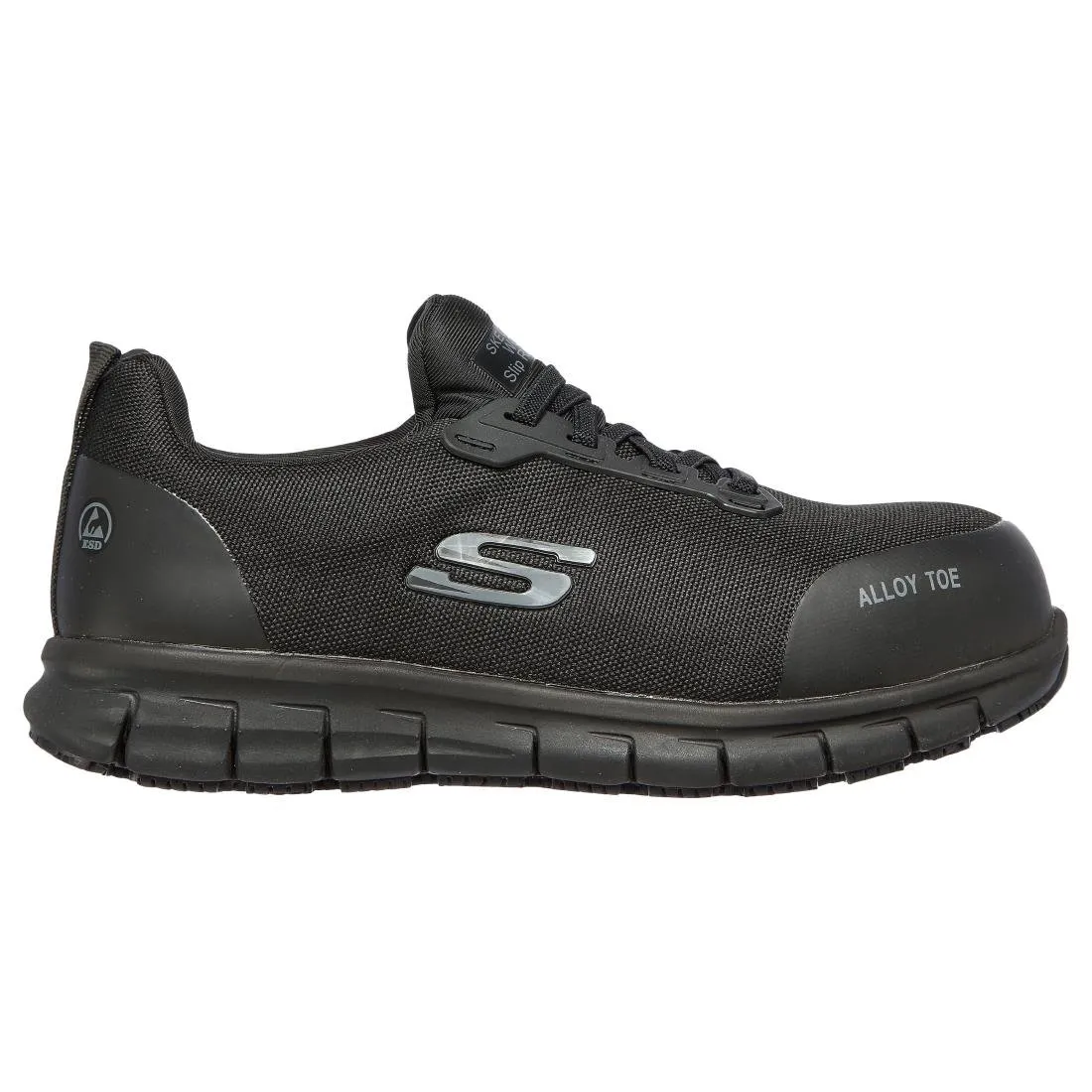 Skechers Womens Safety Shoe with Steel Toe Cap - Size 38 (UK 5)