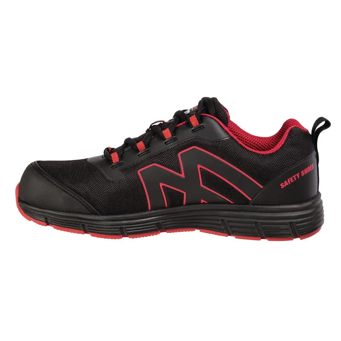 Slipbuster Mesh Safety Trainers Black 40