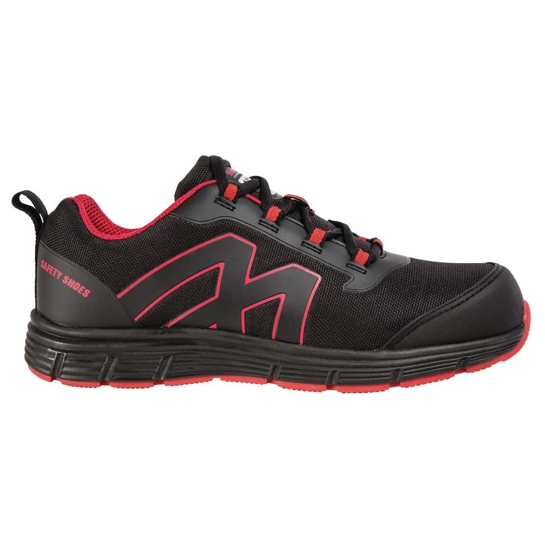 Slipbuster Mesh Safety Trainers Black 40