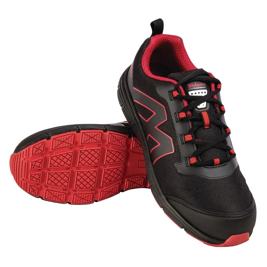 Slipbuster Mesh Safety Trainers Black 40
