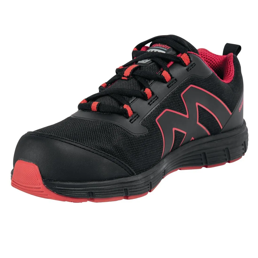 Slipbuster Mesh Safety Trainers Black 40