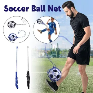 Soccer Trainer Mesh Bag for Kids Teens Men Football Training Aid Adjustable