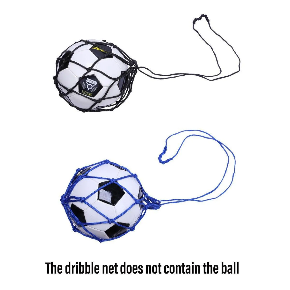Soccer Trainer Mesh Bag for Kids Teens Men Football Training Aid Adjustable