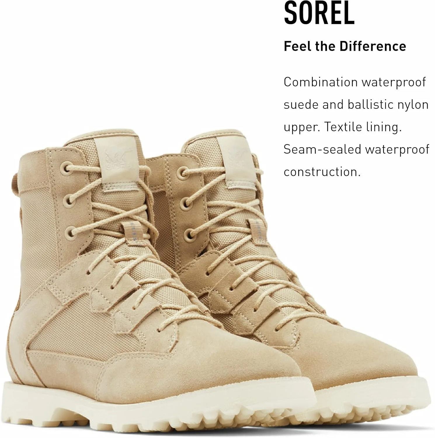Sorel Women's OTM Caribou Boot — Waterproof Suede & Nylon Snow Boots