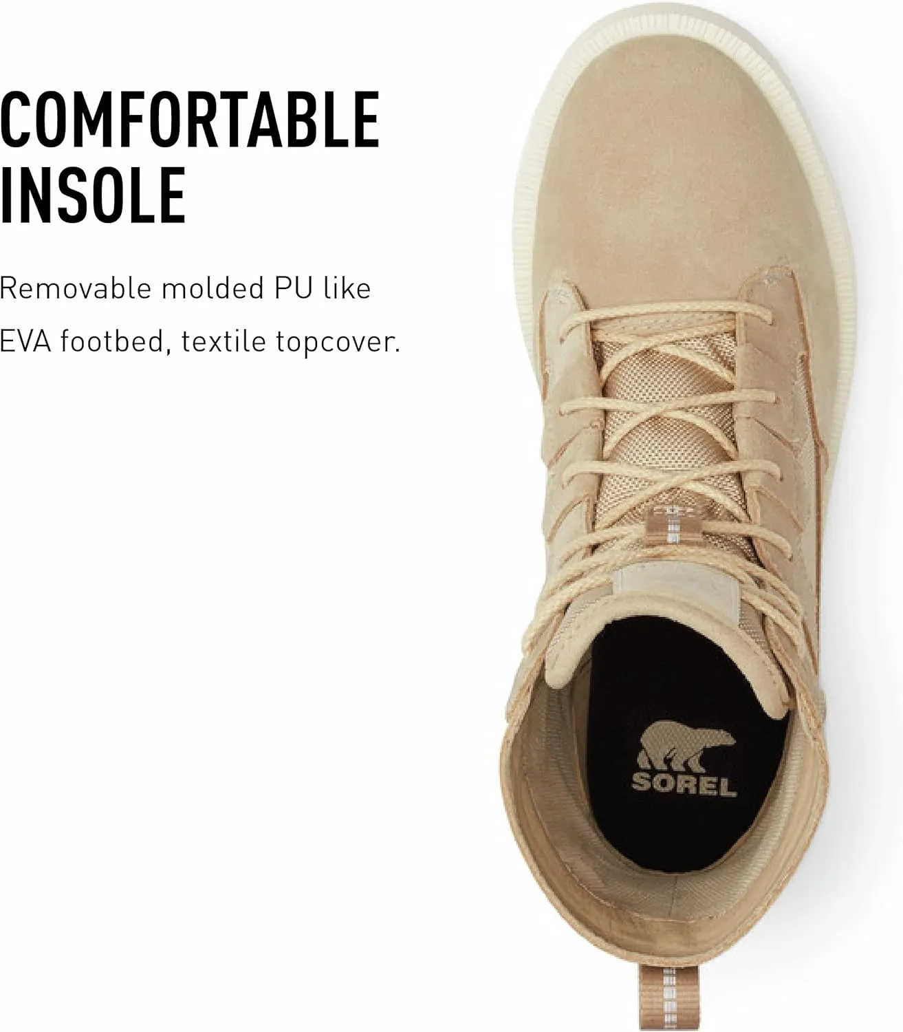 Sorel Women's OTM Caribou Boot — Waterproof Suede & Nylon Snow Boots