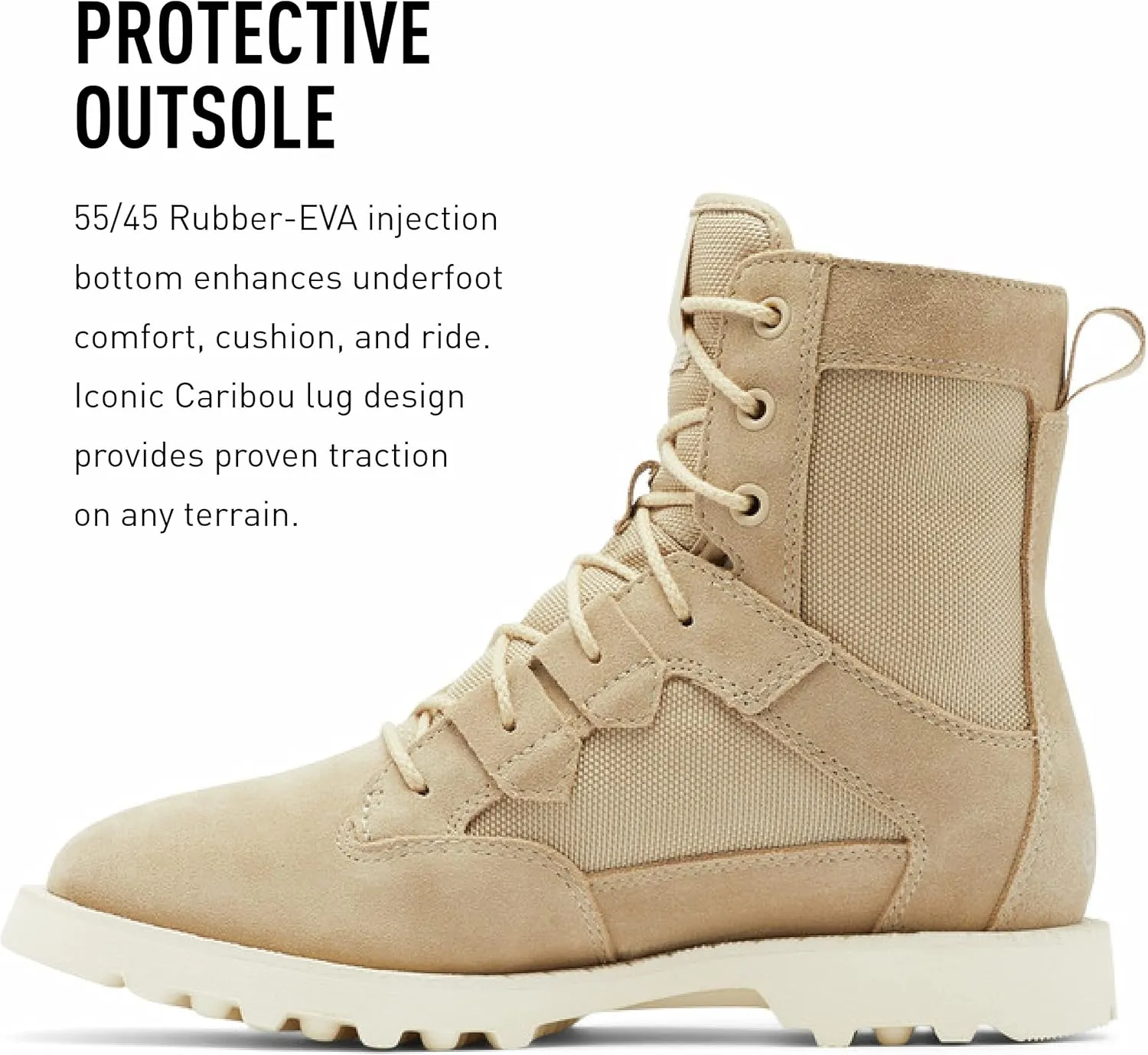 Sorel Women's OTM Caribou Boot — Waterproof Suede & Nylon Snow Boots
