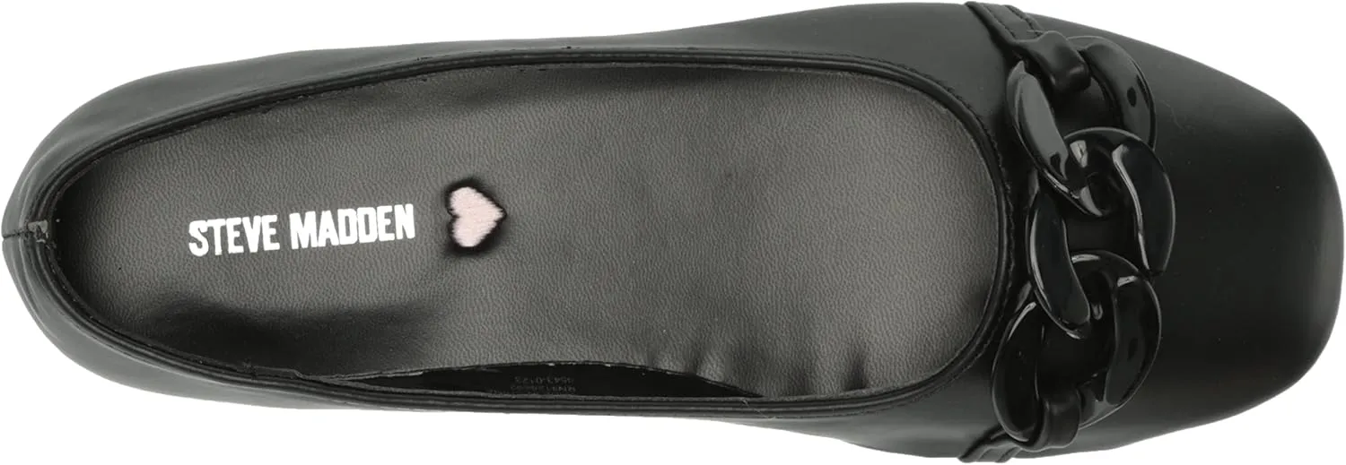 Steve Madden Girl's Chain Ballet Flat