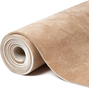 Suede Auto Headliner Fabric 92" L × 60" W with Foam Backing - Tube Packaging - -Beige Interior Replacement Material for Car/Truck/SUV/RV Roof - Home Repair/DIY Headliner Material