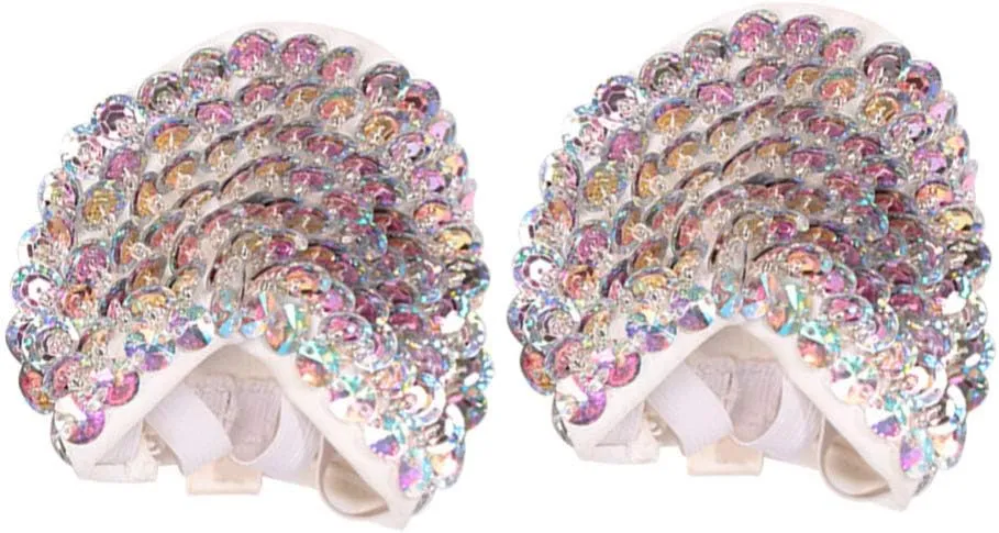 SUPVOX 1 Pair Toes Shoes Ballet Yoga Toe Shoes Lyrical Turning Shoes Girls Dance Ballet Turning Shoes Ballet Shoes for Girls Toe Shoes for Ballet Flash Girl Child Insole