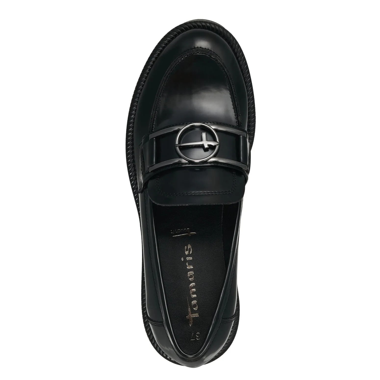 TAMARIS - 24436-001 CHUNKY SLIP-ON SHOE - BLACK