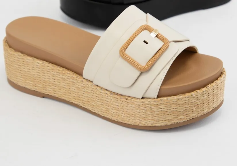 The Lulah Buckle Platform Sandal