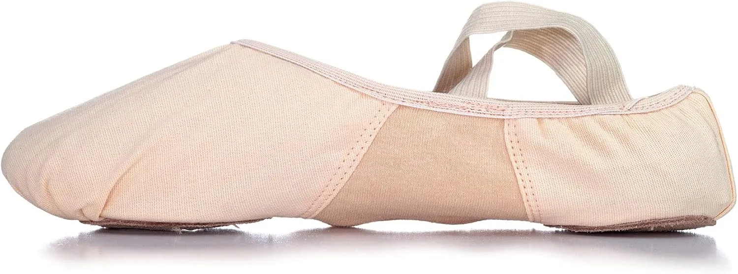 Theatricals Adult SofTouch Canvas Stretch Split-Sole Ballet Shoes