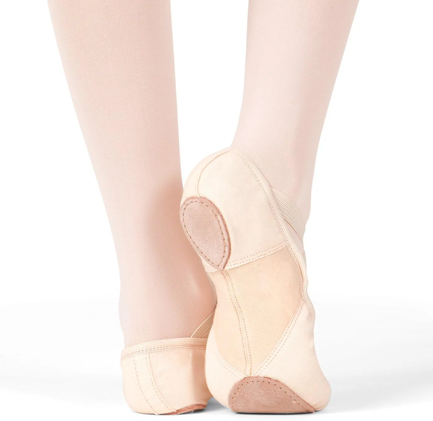 Theatricals Adult SofTouch Canvas Stretch Split-Sole Ballet Shoes