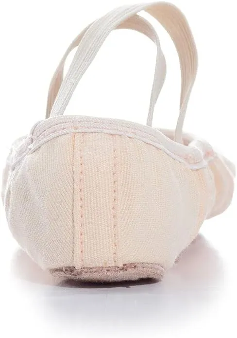 Theatricals Girls SofTouch Canvas Stretch Split-Sole Ballet Shoes