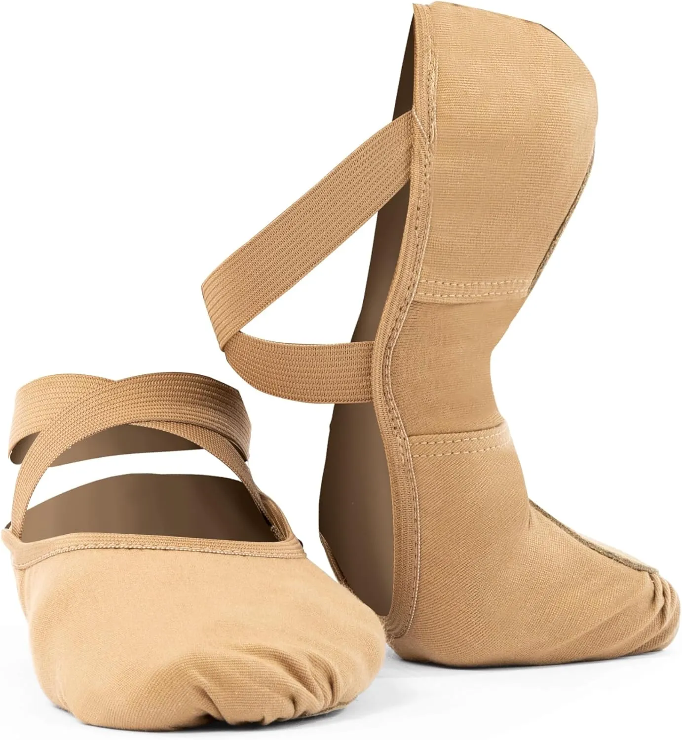 Theatricals Girls SofTouch Canvas Stretch Split-Sole Ballet Shoes