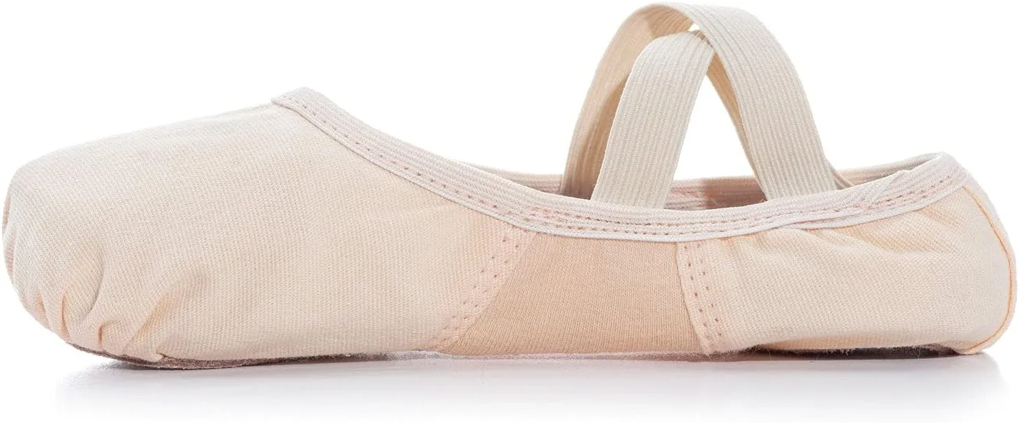 Theatricals Girls SofTouch Canvas Stretch Split-Sole Ballet Shoes