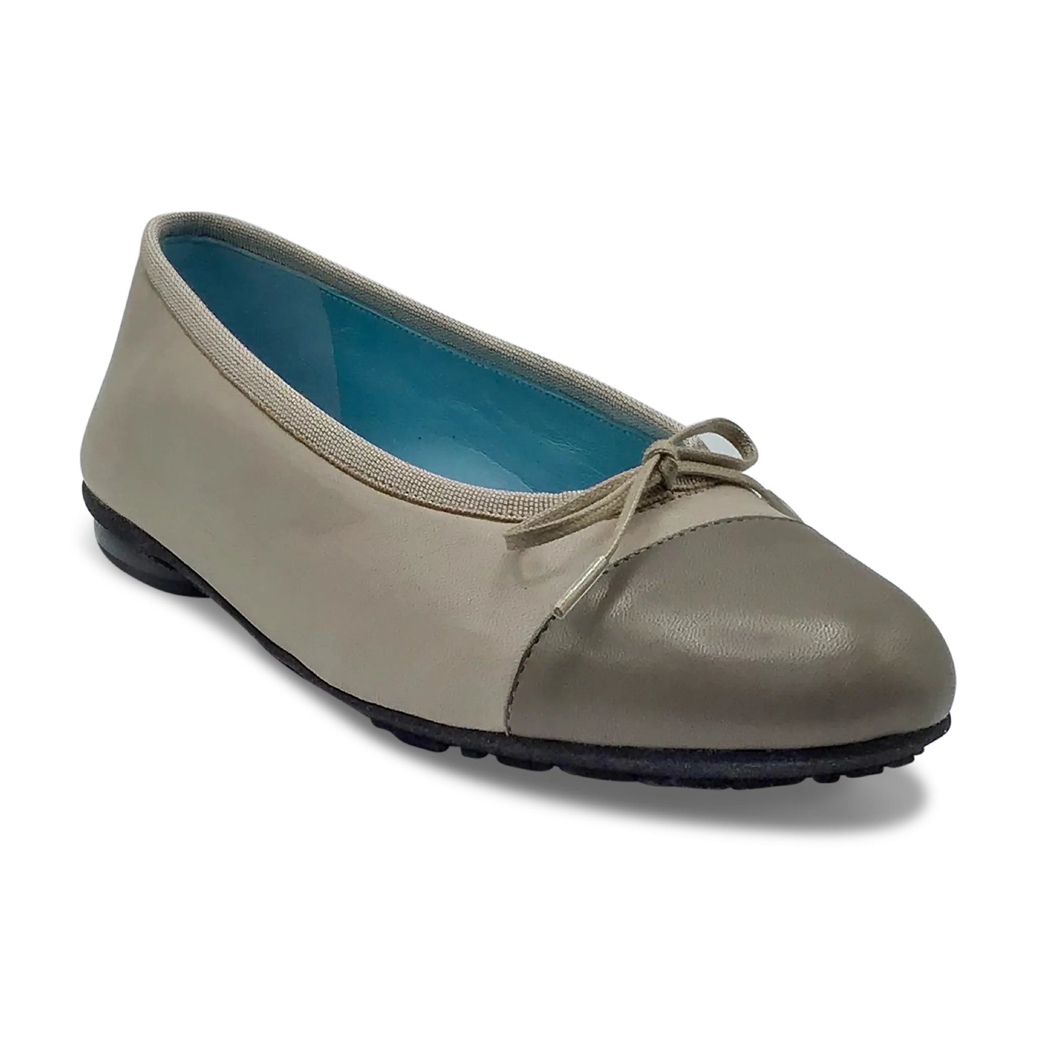 Thierry Rabotin Women's Grayson 2239 Taupe Leather Beige Leather Combo
