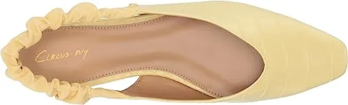 Toe Circus Yellow Pineapple Edelman Omina by Pointed Slingback Large variety Shockproof Sam Ballet Flats