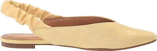 Toe Circus Yellow Pineapple Edelman Omina by Pointed Slingback Large variety Shockproof Sam Ballet Flats