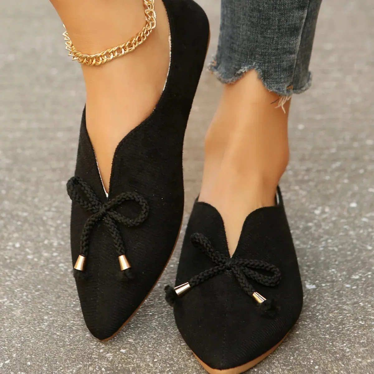 Toe Flats Slip-Ons Point Premium Positive testimonials