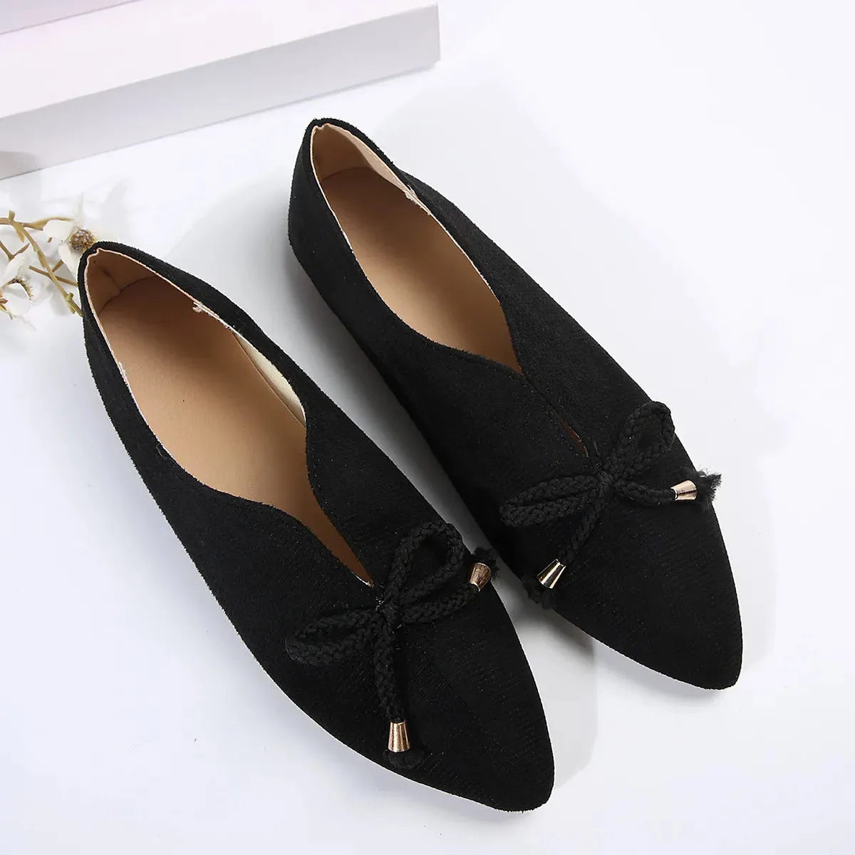 Toe Flats Slip-Ons Point Premium Positive testimonials