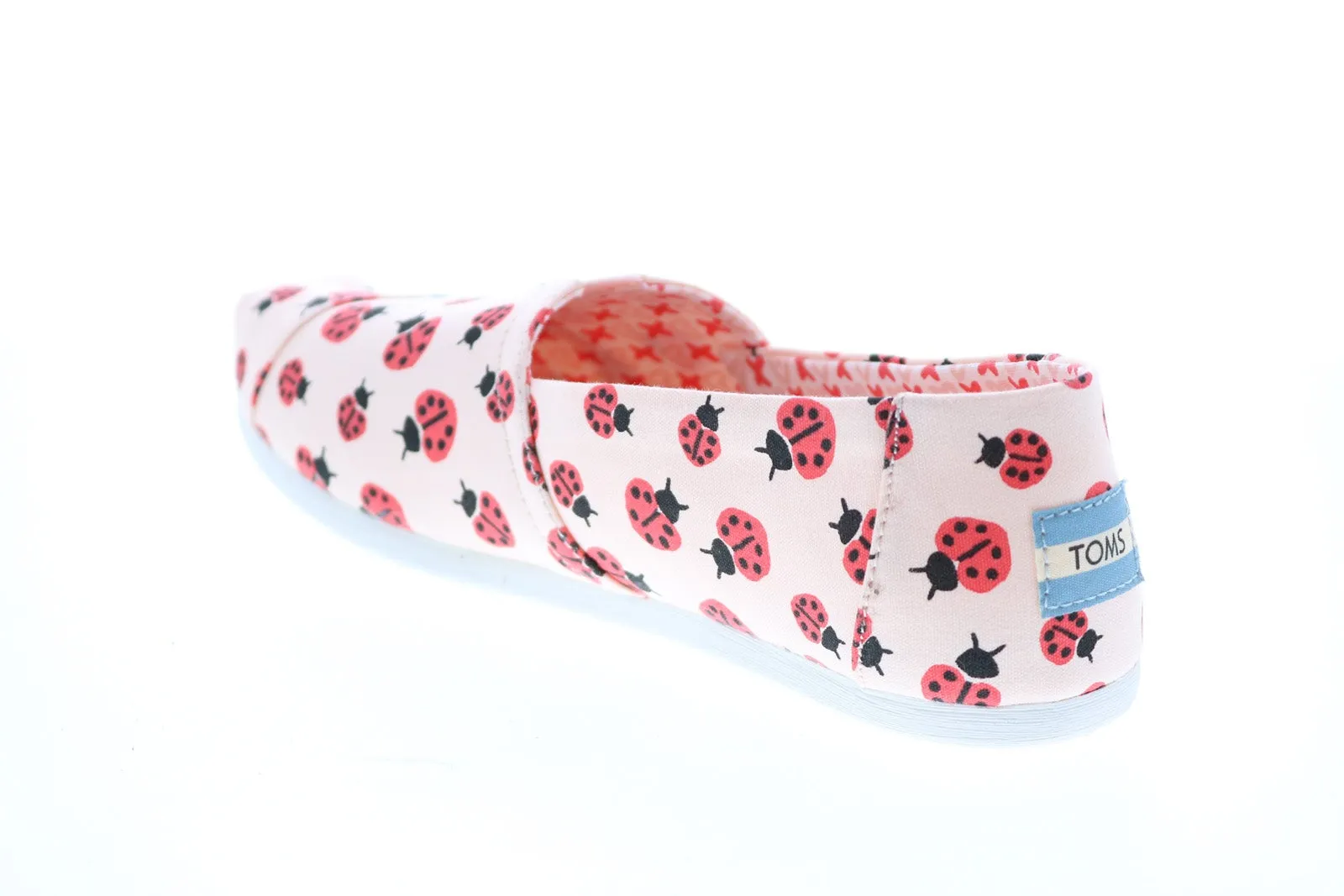 Toms Alpargata 10015562 Womens Pink Canvas Loafer Flats Shoes